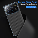 For-Xiaomi-MIX-Fold-4-Electroplated-Carbon-Fiber-Pattern-Folding-Phone-Case-with-Hinge(Black)