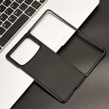 For-Xiaomi-Mix-Fold-4-PU-Leather-PC-Phone-Case(Black)
