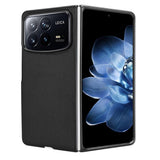 For-Xiaomi-Mix-Fold-4-PU-Leather-PC-Phone-Case(Black)
