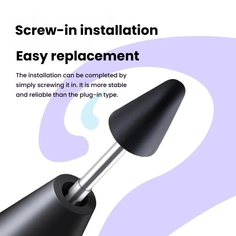 For-Xiaomi-Pad-6S-Pro-/-Max-14-Focus-Pen-Replacement-Tip-Pencil-Nibs,-Spec:-Needle-Black