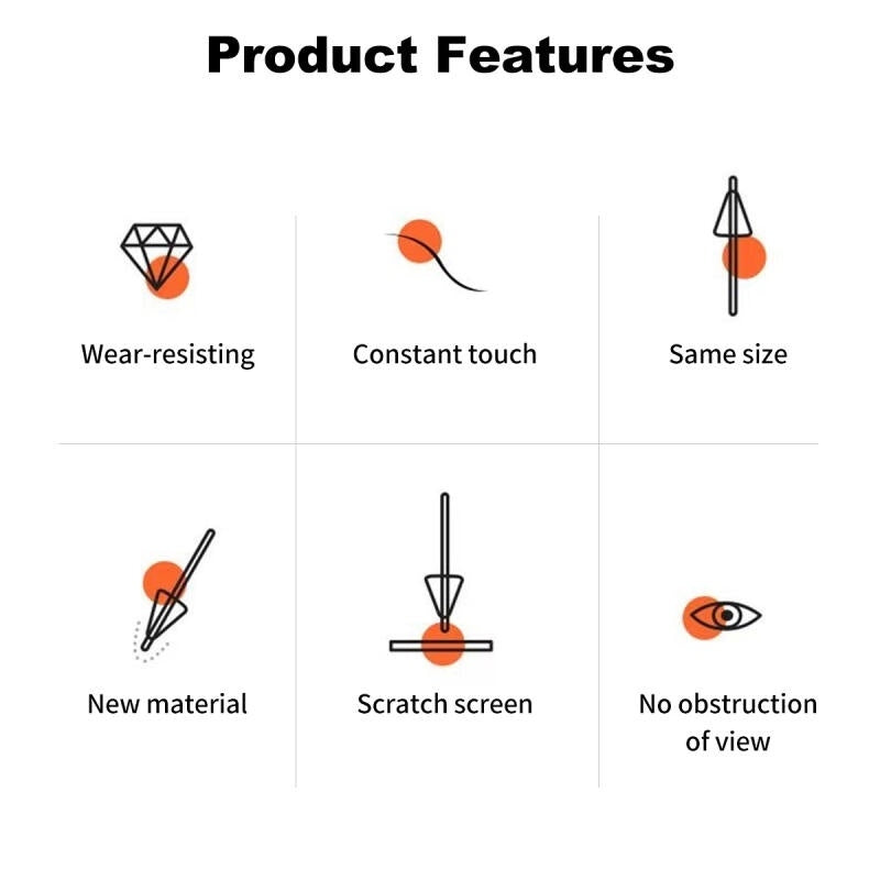 For-Xiaomi-Pad-6-/-6-Pro-Tablet-Stylus-Replacement-Tip-Nib,-Spec:-Needle-Transparent