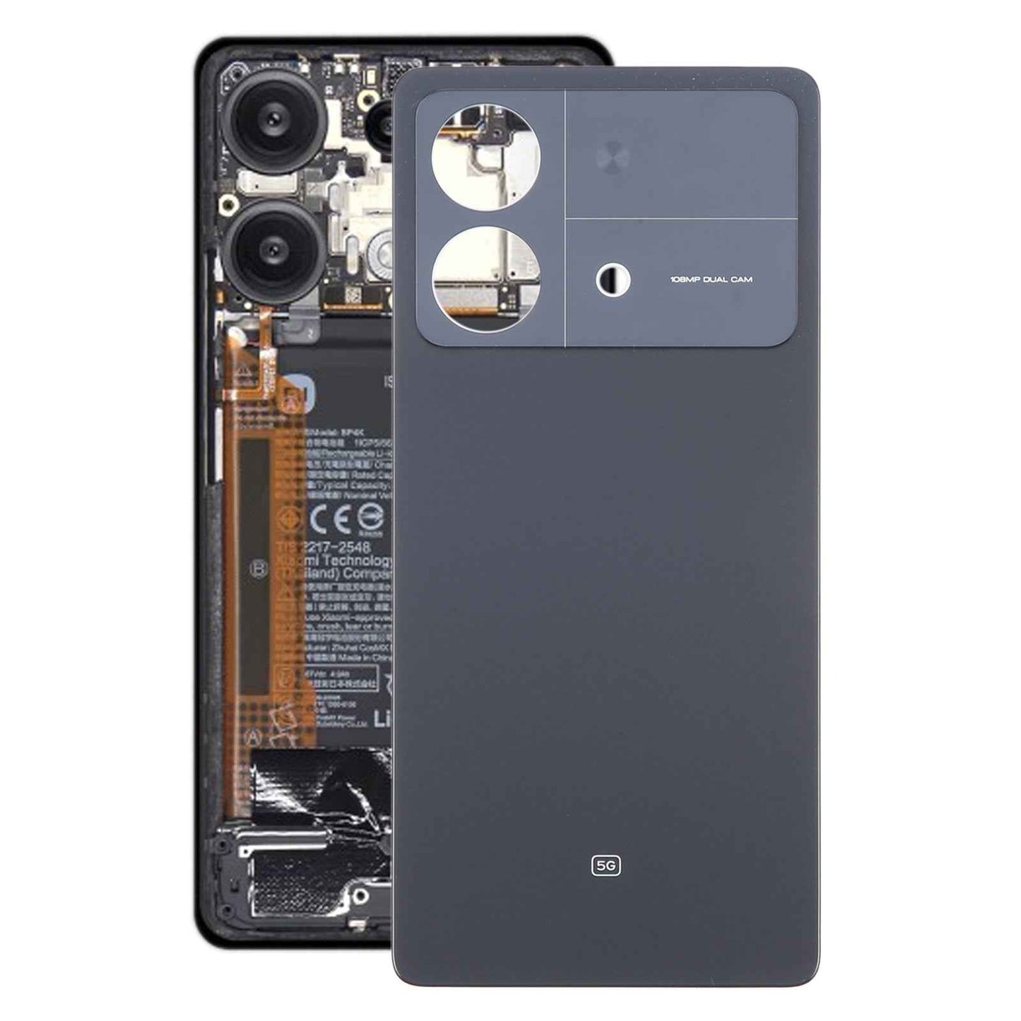 For-Xiaomi-Poco-X6-Neo-Original-Battery-Back-Cover(Black)