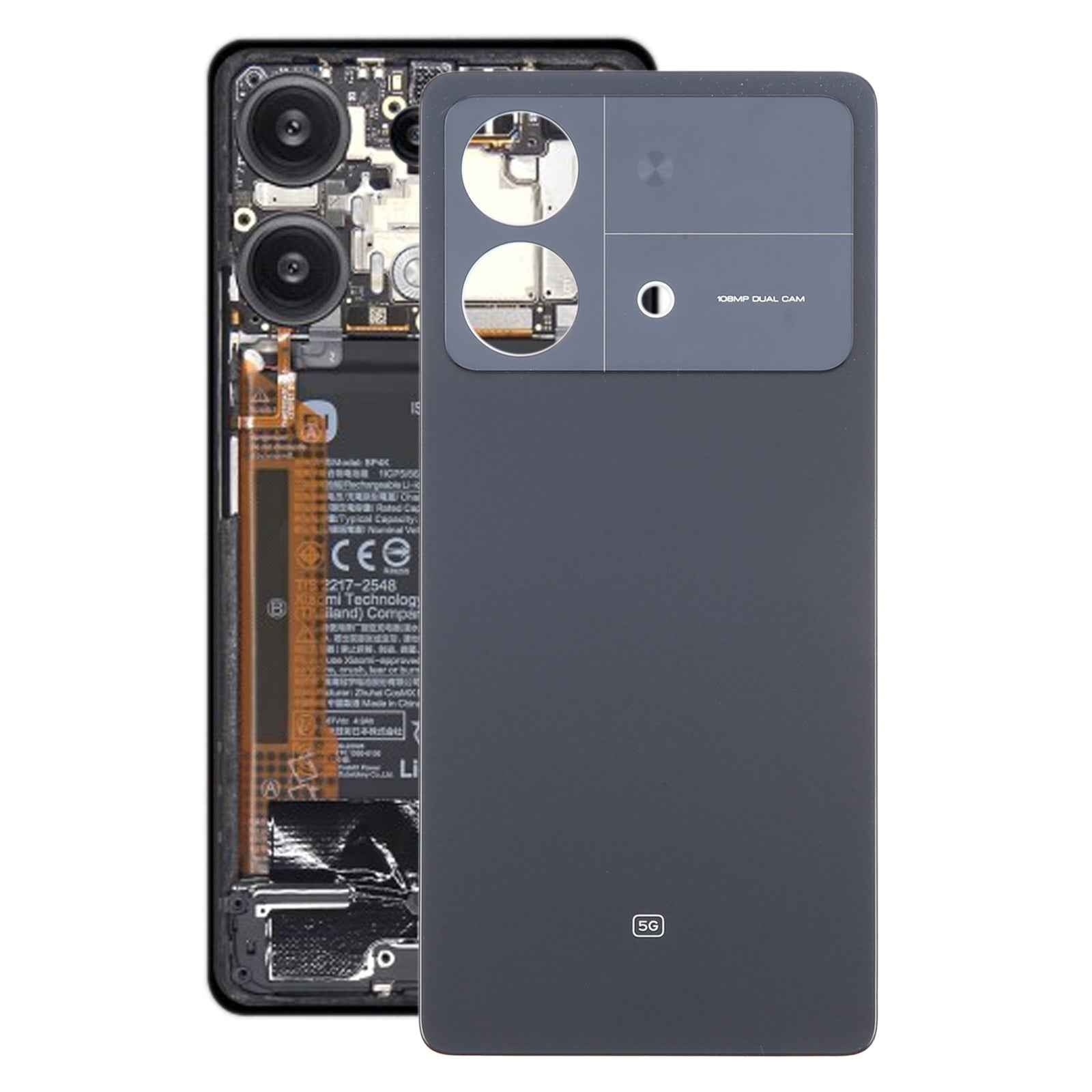 For-Xiaomi-Poco-X6-Neo-Original-Battery-Back-Cover(Black)