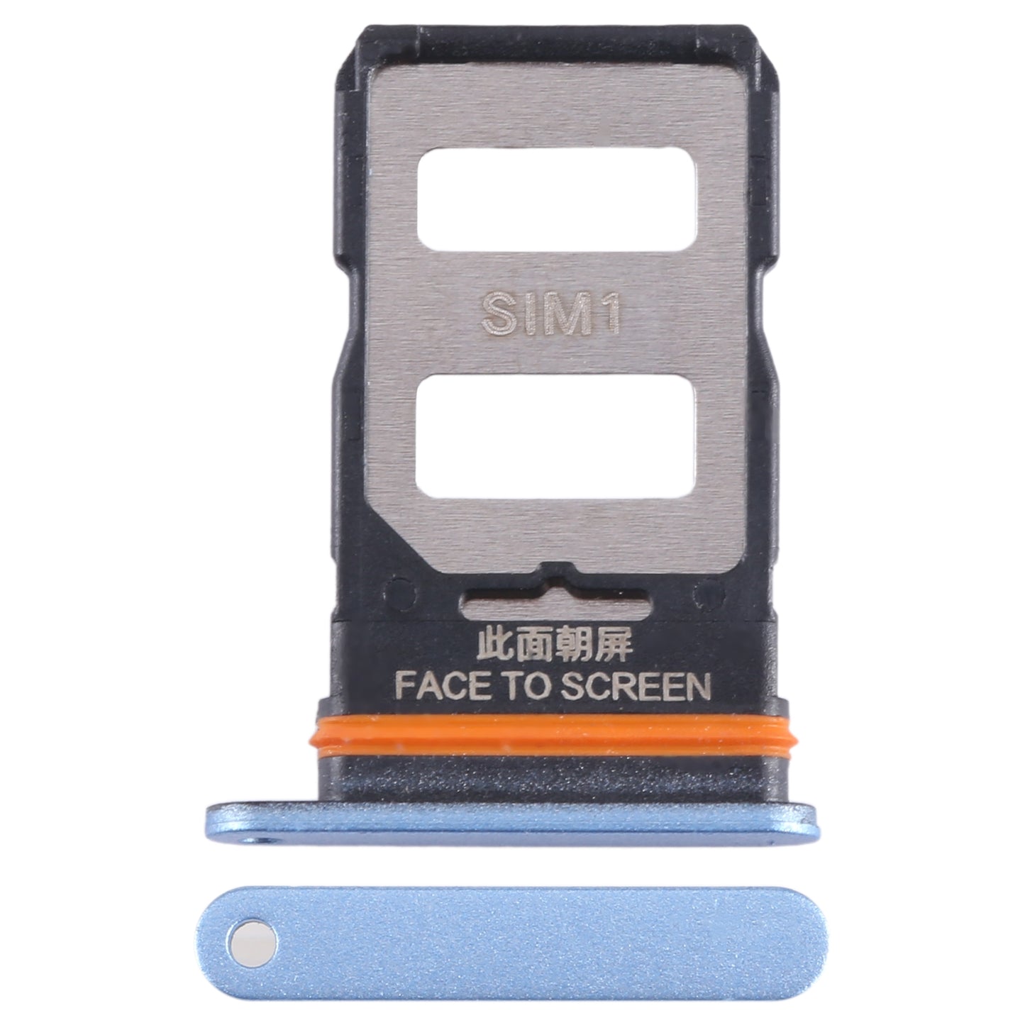 For-Xiaomi-Poco-X5-Pro-SIM-Card-Tray-+-SIM-Card-Tray-(Blue)