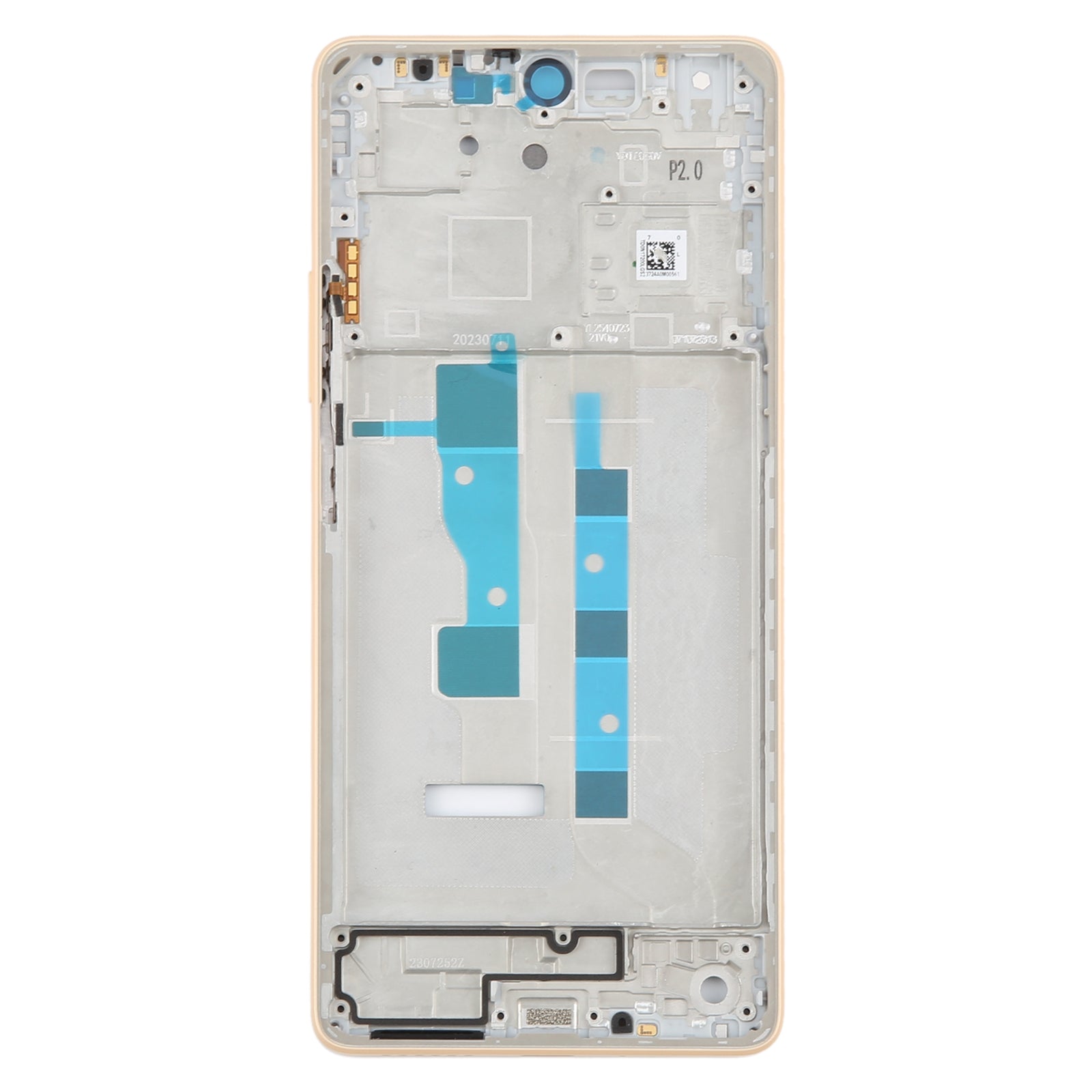 For-Xiaomi-Poco-X6-Neo-Original-Middle-Frame-Bezel-Plate-(Orange)