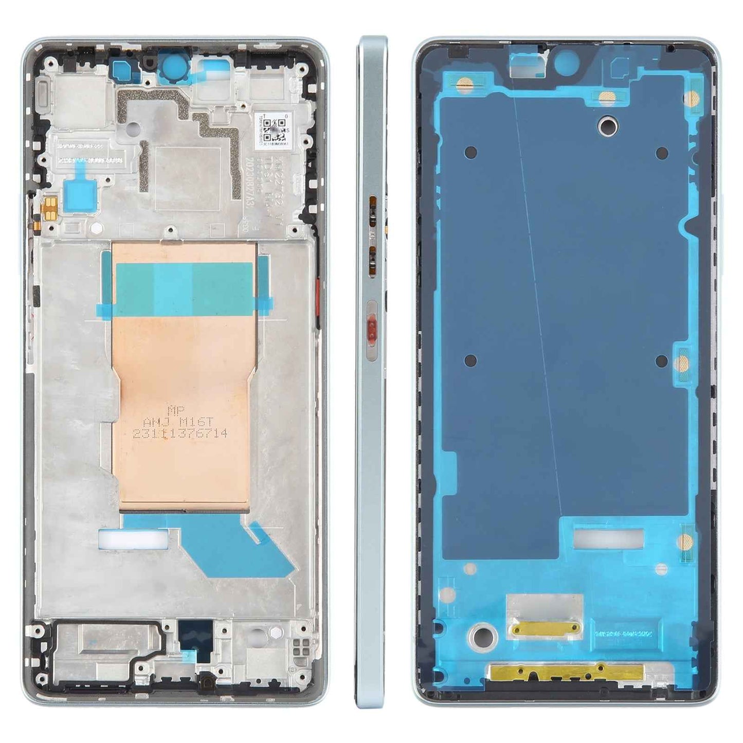 For-Xiaomi-Poco-F5-Original-Front-Housing-LCD-Frame-Bezel-Plate-(Blue)