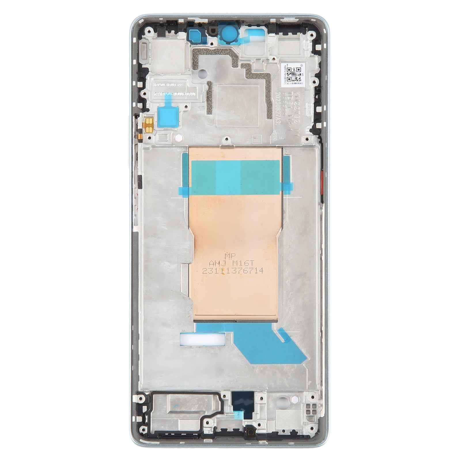 For-Xiaomi-Poco-F5-Original-Front-Housing-LCD-Frame-Bezel-Plate-(Blue)