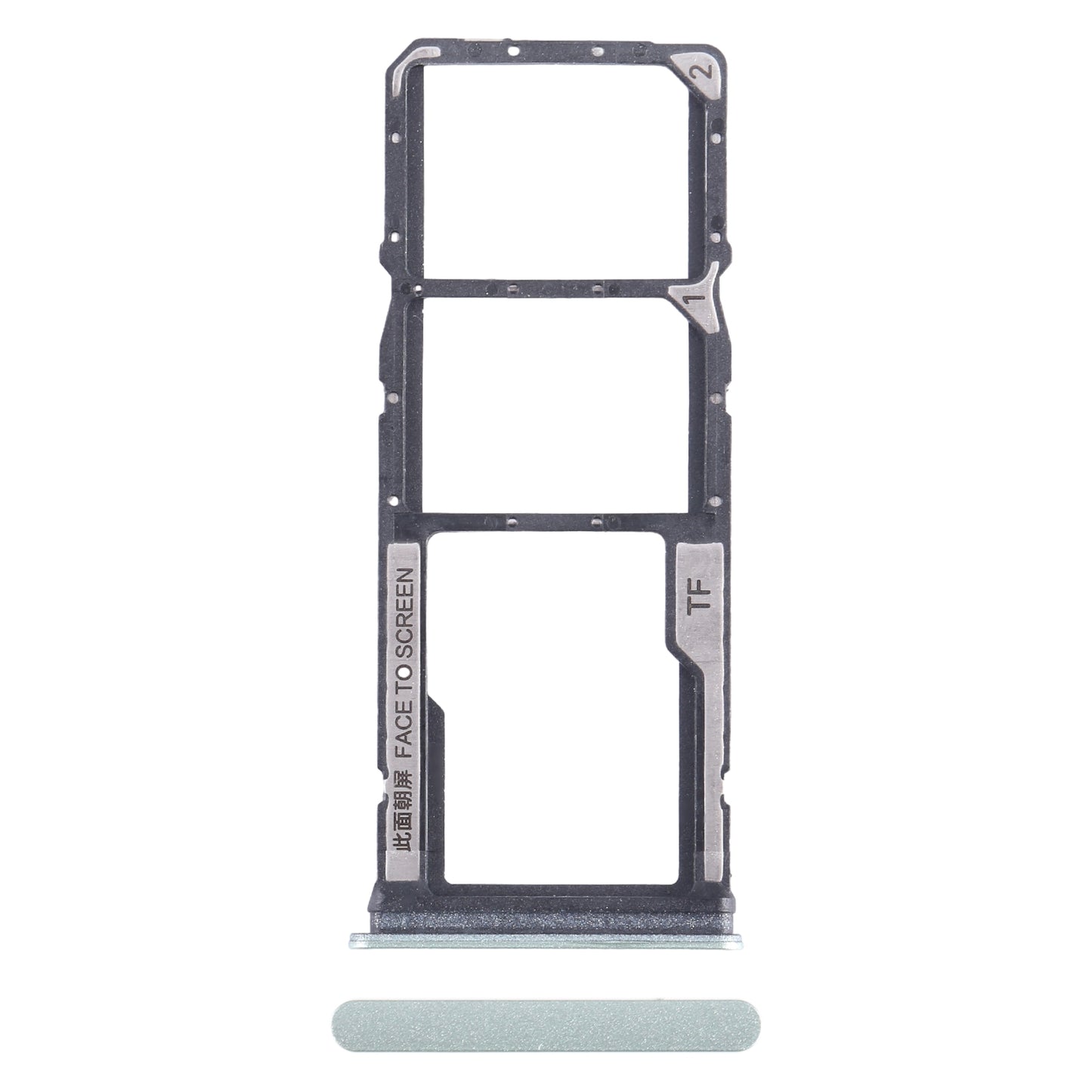 For-Xiaomi-Poco-C65-SIM-Card-Tray-+-SIM-Card-Tray-+-Micro-SD-Card-Tray-(Green)
