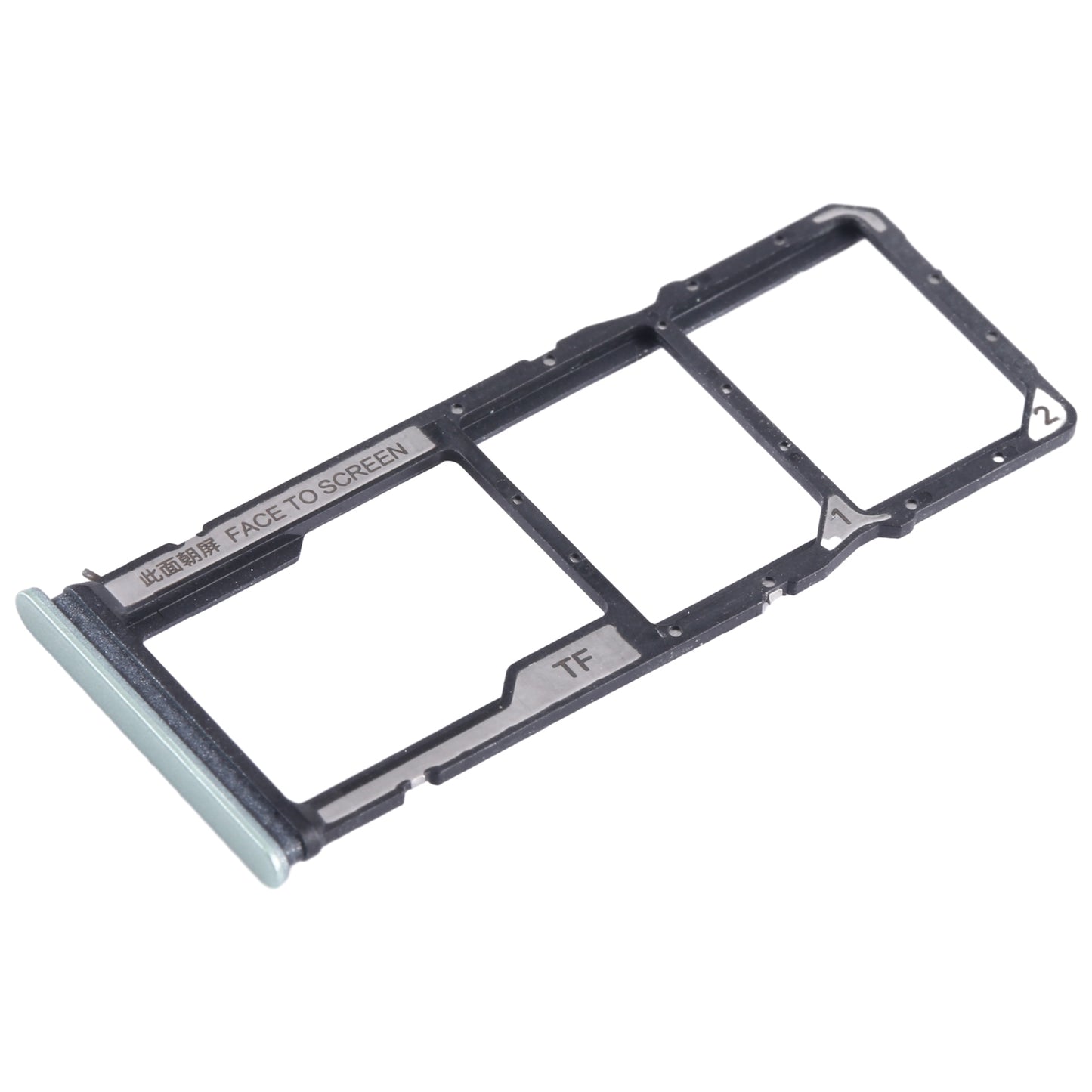 For-Xiaomi-Poco-C65-SIM-Card-Tray-+-SIM-Card-Tray-+-Micro-SD-Card-Tray-(Green)