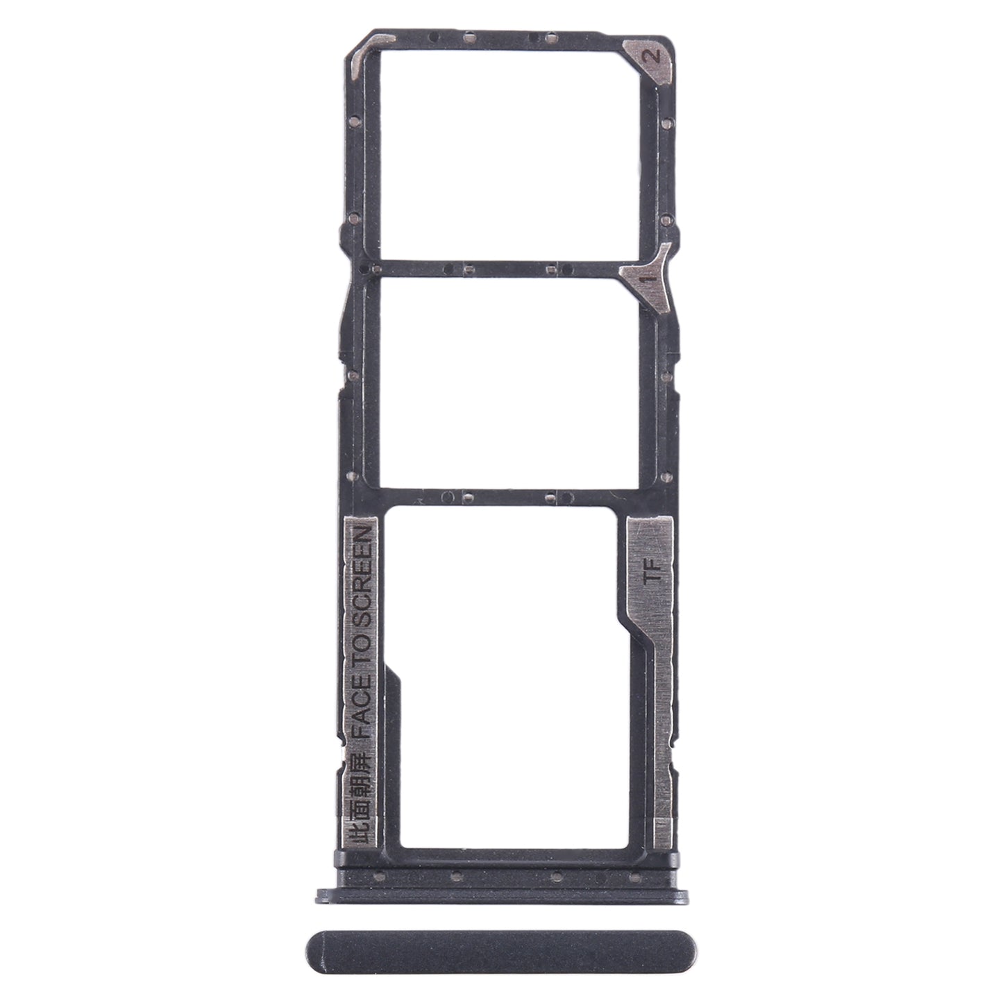 SIM-Card-Tray-for-Xiaomi-Poco-C55-(Black)