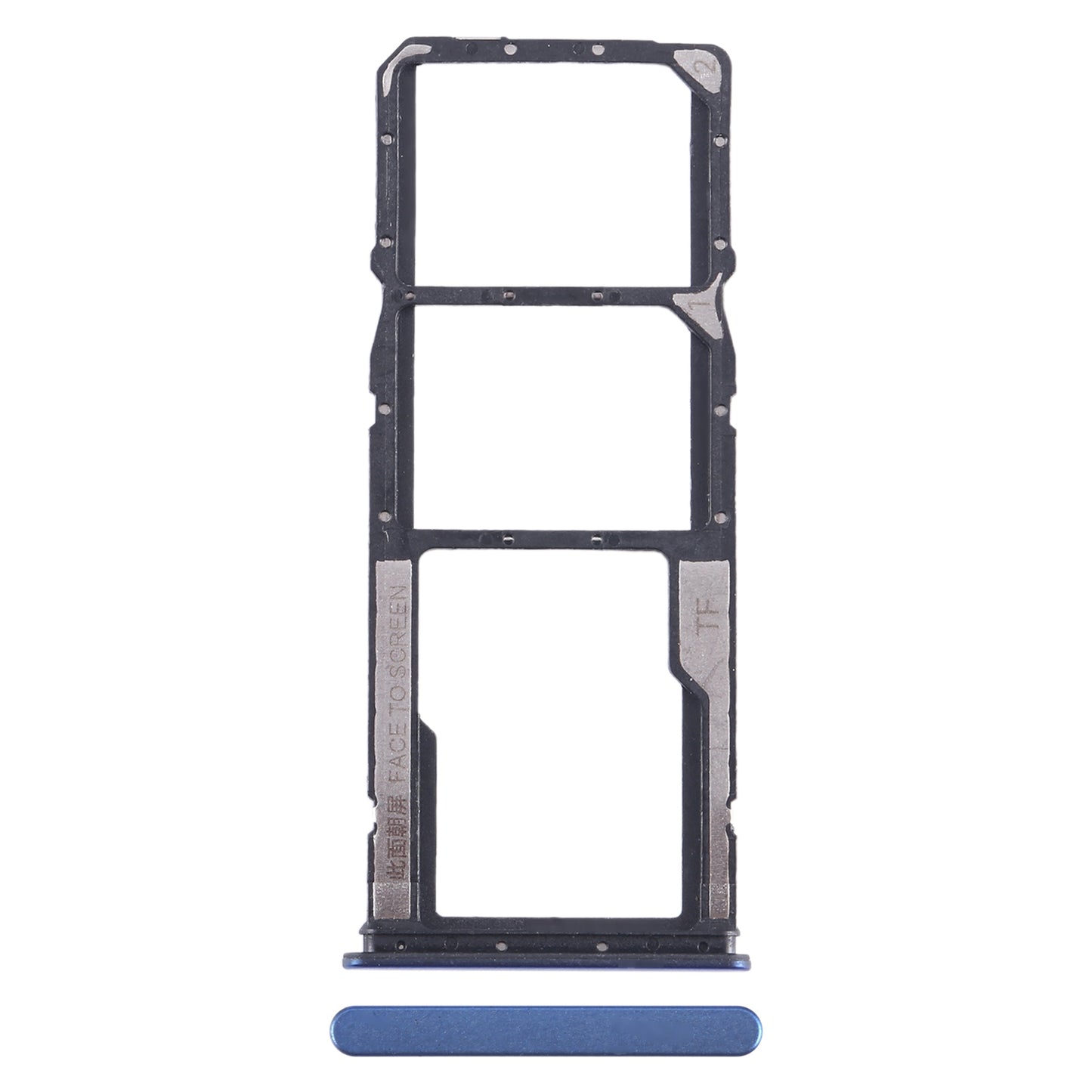For-Xiaomi-Poco-M4-Pro-SIM-Card-Tray-+-SIM-Card-Tray-+-Micro-SD-Card-Tray-(Dark-Blue)