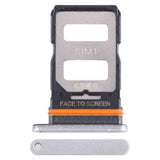 For-Xiaomi-Redmi-Note-12-Pro+-5G-SIM-Card-Tray-+-SIM-Card-Tray-(Silver)