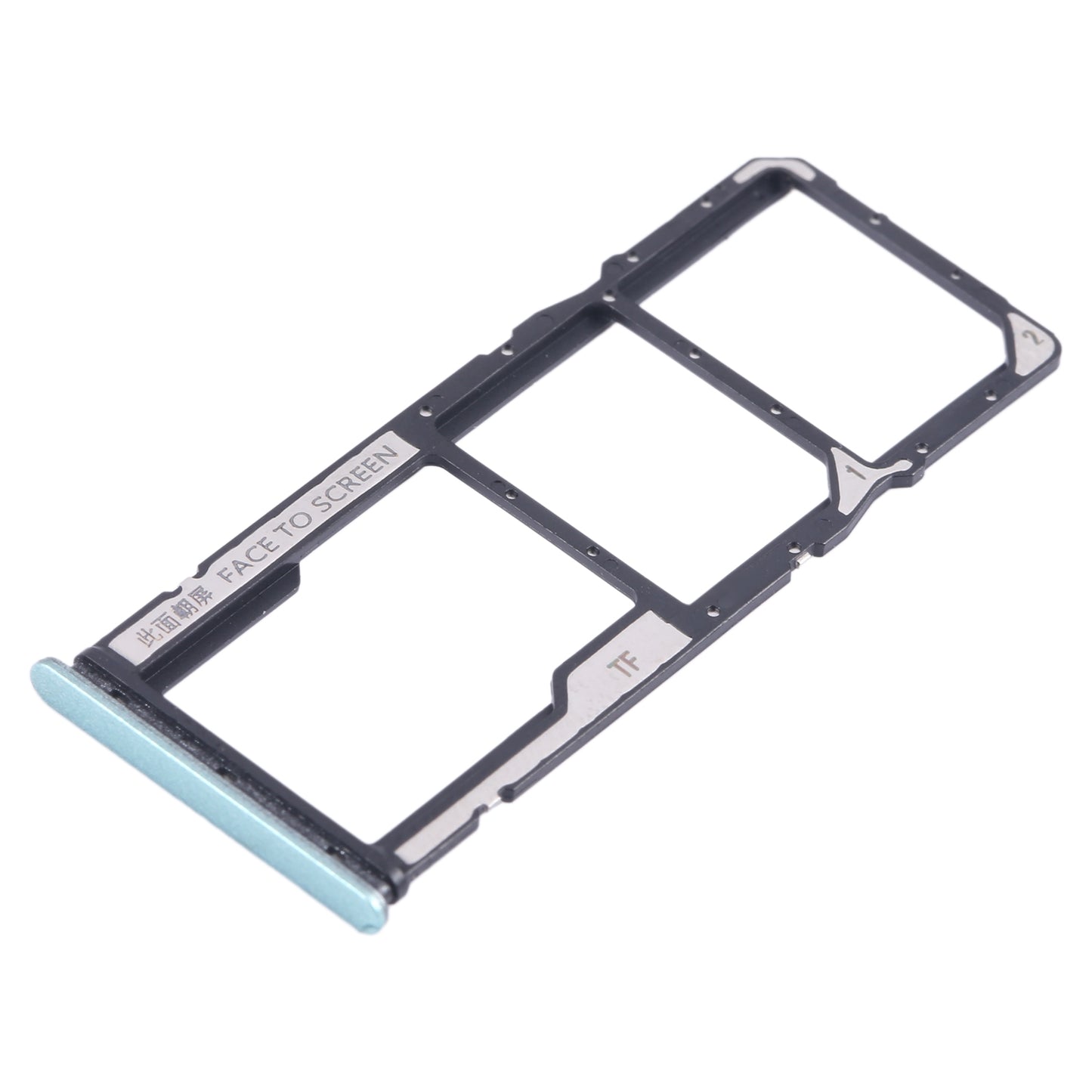 For-Xiaomi-Redmi-Note-12-4G-SIM-Card-Tray-+-SIM-Card-Tray-+-Micro-SD-Card-Tray-(Green)