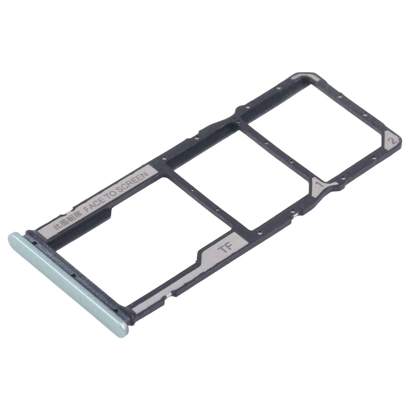 For-Xiaomi-Redmi-13R-Original-SIM-Card-Tray-+-SIM-Card-Tray-+-Micro-SD-Card-Tray-(Green)