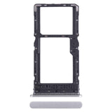 For-Xiaomi-Redmi-Note-12R-SIM-Card-Tray-+-SIM-Card-Tray-/-Micro-SD-Card-Tray-(Silver)