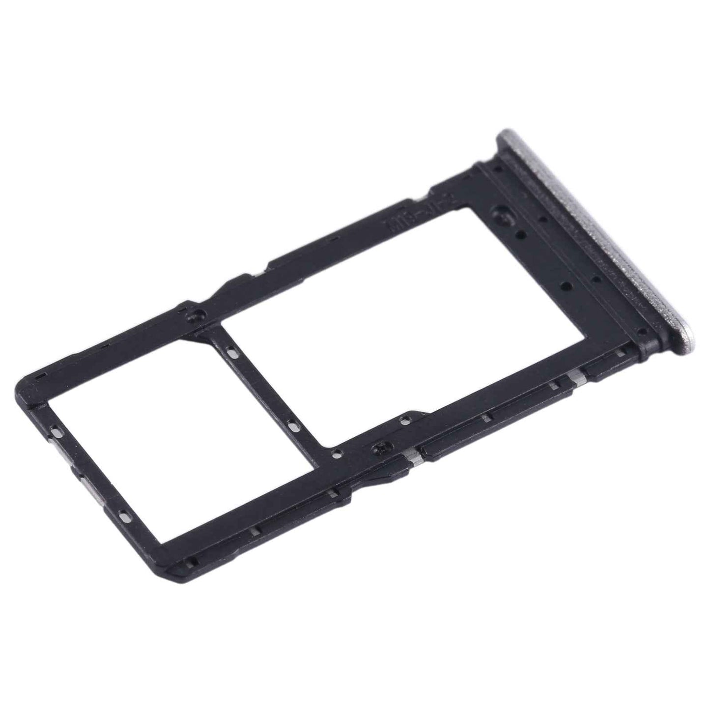 For-Xiaomi-Redmi-Note-12R-SIM-Card-Tray-+-SIM-Card-Tray-/-Micro-SD-Card-Tray-(Silver)