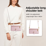 For-Xiaomi-Redmi-Note-13-Pro+-5G-Sheep-Texture-Cross-body-Zipper-Wallet-Leather-Phone-Case(Pink)