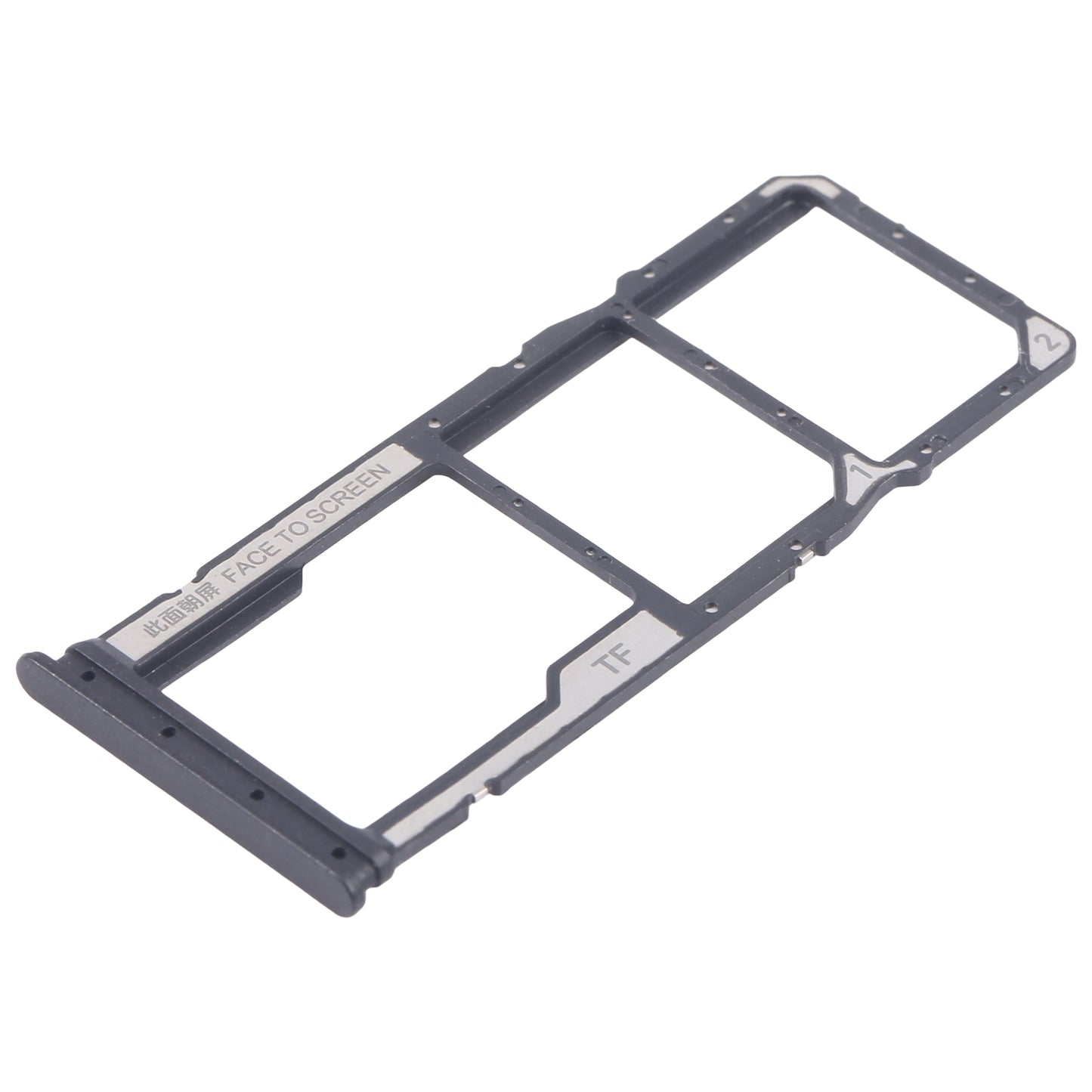 For-Xiaomi-Redmi-13R-Original-SIM-Card-Tray-+-SIM-Card-Tray-+-Micro-SD-Card-Tray-(Black)