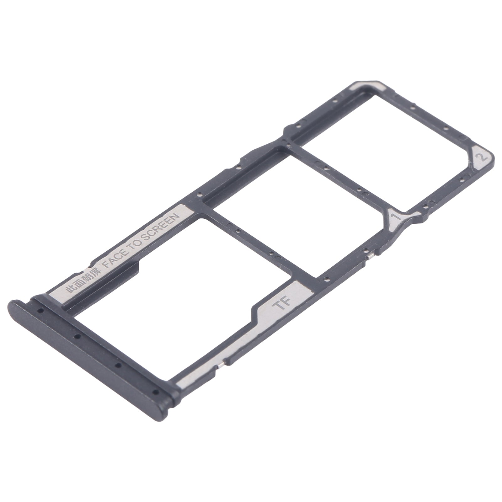 For-Xiaomi-Redmi-13R-Original-SIM-Card-Tray-+-SIM-Card-Tray-+-Micro-SD-Card-Tray-(Black)