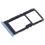 For-Xiaomi-Redmi-12-5G-SIM-Card-Tray-+-SIM-Card-Tray-/-Micro-SD-Card-Tray-(Blue)