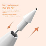 For-Xiaomi-Smart-Pen-2nd-Gen-Replacement-Tip-Damped-Needle-tip-Pen-Nib-With-1-Circle-Pen-Tip-Cap-White