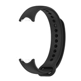 For-Xiaomi-Smart-Band-10-/-9-/-8-Mijobs-Solid-Color-Silicone-Watch-Band(Black)