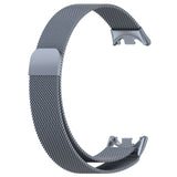 For-Xiaomi-Smart-Band-10-/-9-/-8-Milan-Magnetic-Stainless-Steel-Watch-Band(Gray)