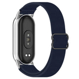 For-Xiaomi-Smart-Band-10-/-9-/-8-Slide-Buckle-Nylon-Elastic-Braided-Watch-Band(Blue)