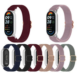 For-Xiaomi-Smart-Band-10-/-9-/-8-Slide-Buckle-Nylon-Elastic-Braided-Watch-Band(Blue)