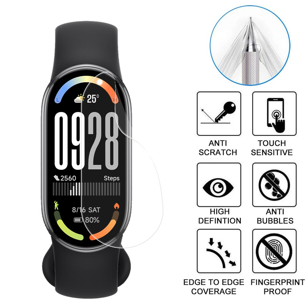 For-Xiaomi-Smart-Band-10-5pcs-xDfind-Soft-Hydrogel-Film-Full-Cover-Front-Protector