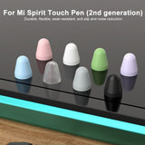 For-Xiaomi-Stylus-Pen-2-8pcs-/-Set-Silicone-Wear-resistant-Stylus-Nib-Cover(Black)