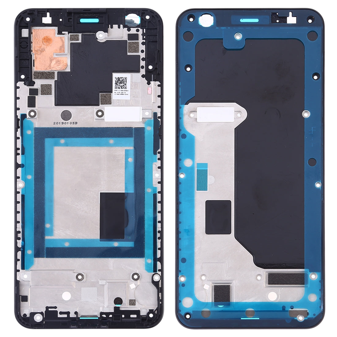 Front-Housing-LCD-Frame-Bezel-Plate-for-Google-Pixel-3a(Black)