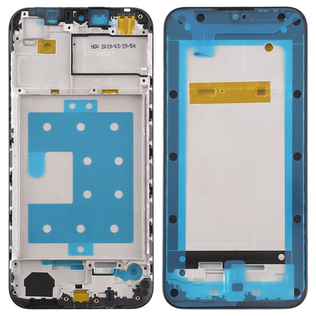 Front-Housing-LCD-Frame-Bezel-Plate-for-Huawei-Y5-(2019)(Black)