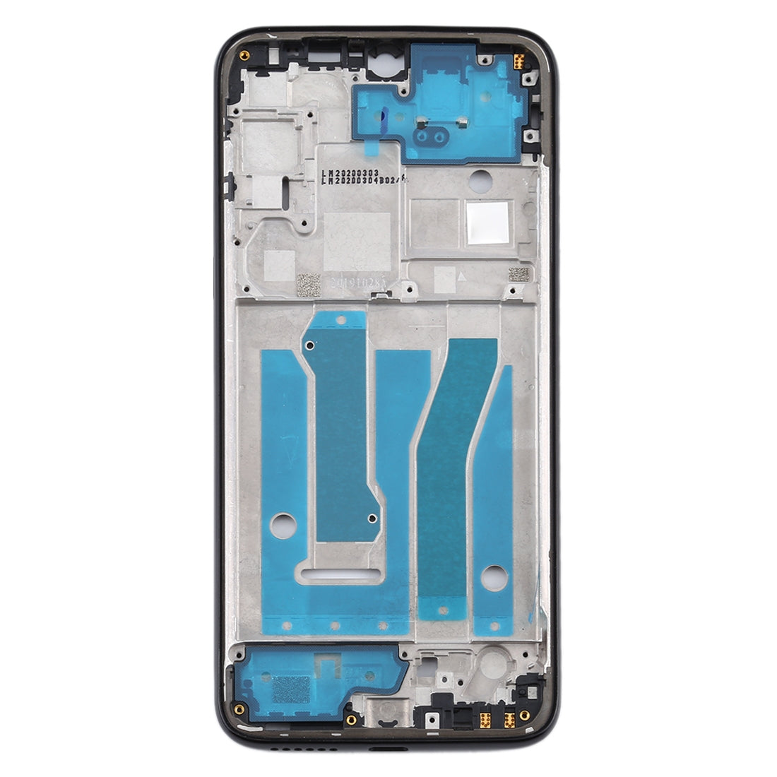Front-Housing-LCD-Frame-Bezel-Plate-for-Motorola-Moto-G8-Plus(Black)