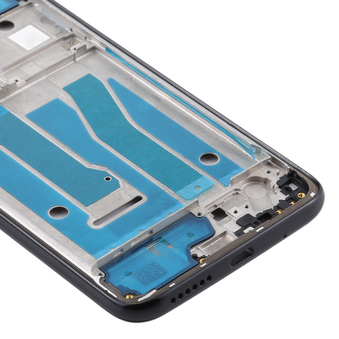 Front-Housing-LCD-Frame-Bezel-Plate-for-Motorola-Moto-G8-Plus(Black)