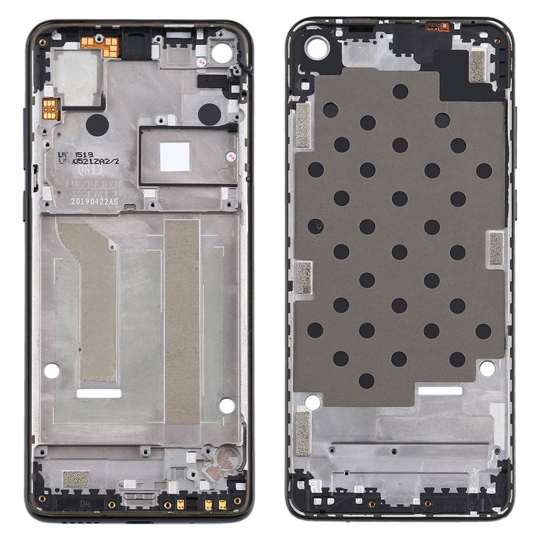 Front-Housing-LCD-Frame-Bezel-Plate-for-Motorola-Moto-One-Vision-Black