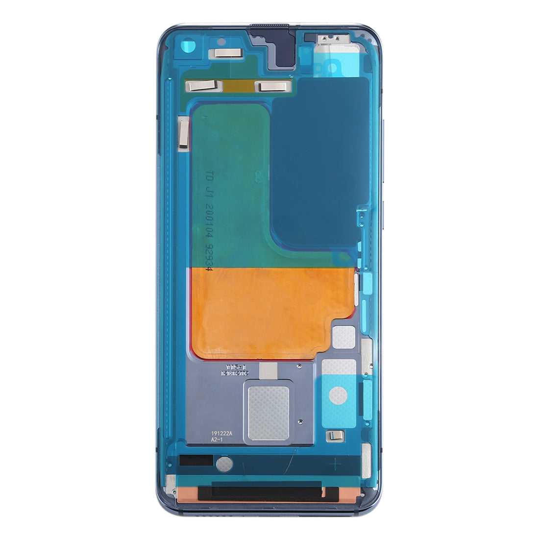 Front-Housing-LCD-Frame-Bezel-Plate-for-Xiaomi-Mi-10-5G-/-Mi-10-Pro-5G(Grey)
