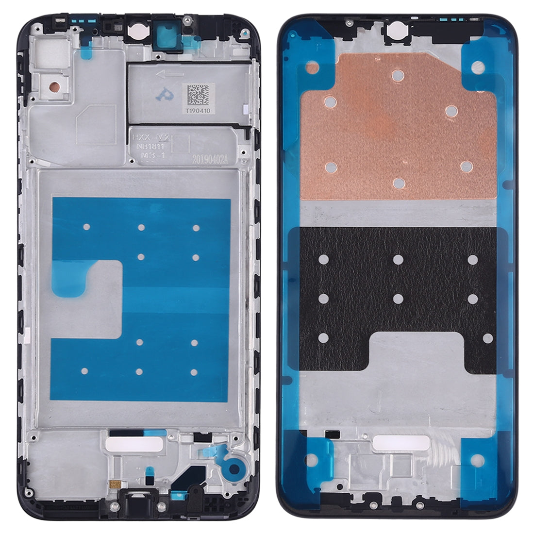 Front-Housing-LCD-Frame-Bezel-Plate-for-Huawei-Y6-Pro-(2019)-/-Y6-(2019)(Black)