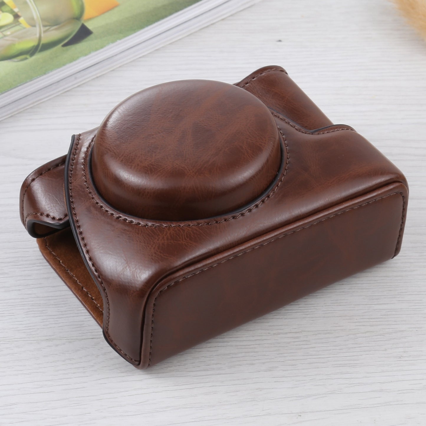 Full-Body-Camera-PU-Leather-Case-Bag-for-Sony-ZV-1(Coffee)