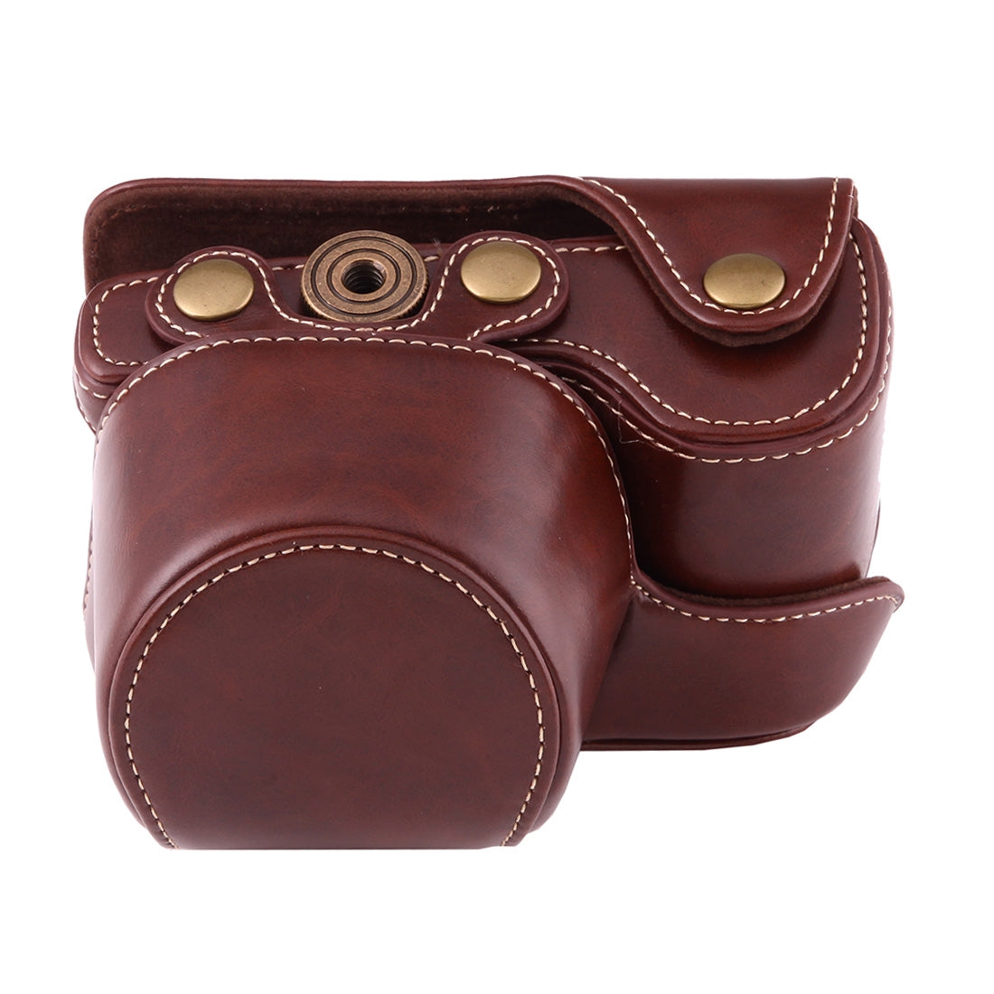 Full-Body-Camera-PU-Leather-Case-Bag-with-Strap-for-Sony-A6000-/-A6300-/-Nex-6(Coffee)