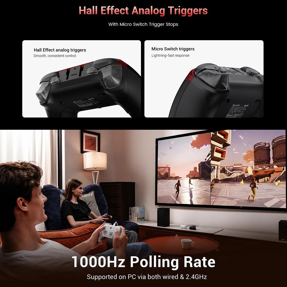 G7-Pro-Bluetooth-Wireless-Tri-Mode-Game-Controller-for-Xbox-/-Steam-/-PC-/-Android(White)