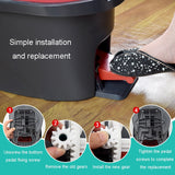 Gear-Accessories-For-Vileda-/-O-Cedar-Easywring-RinseClean-Foot-Pedal-Rotary-Mop-Bucket(White)