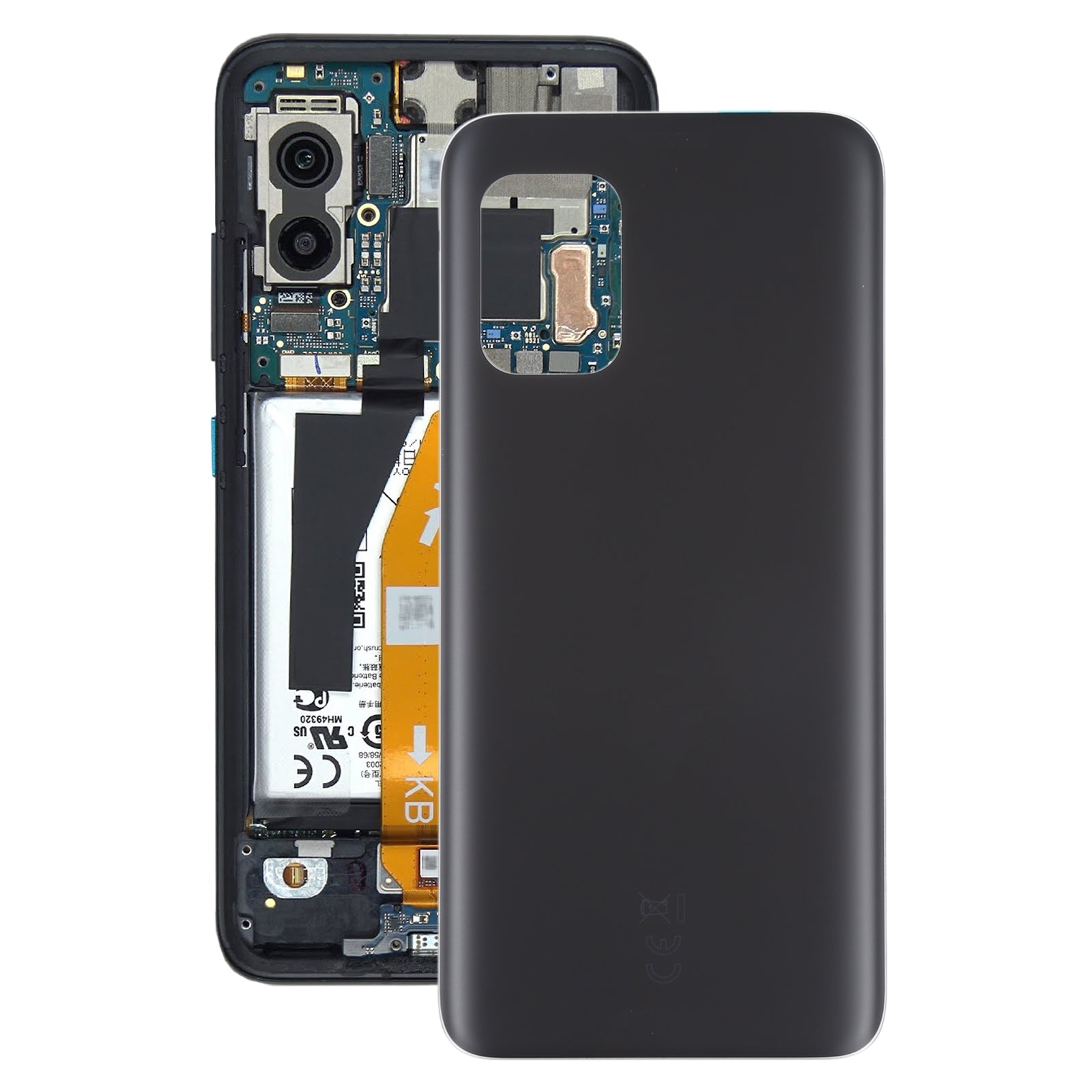 Glass-Battery-Back-Cover-with-Adhesive-for-Asus-Zenfone-8-ZS590KS(Jet-Black)