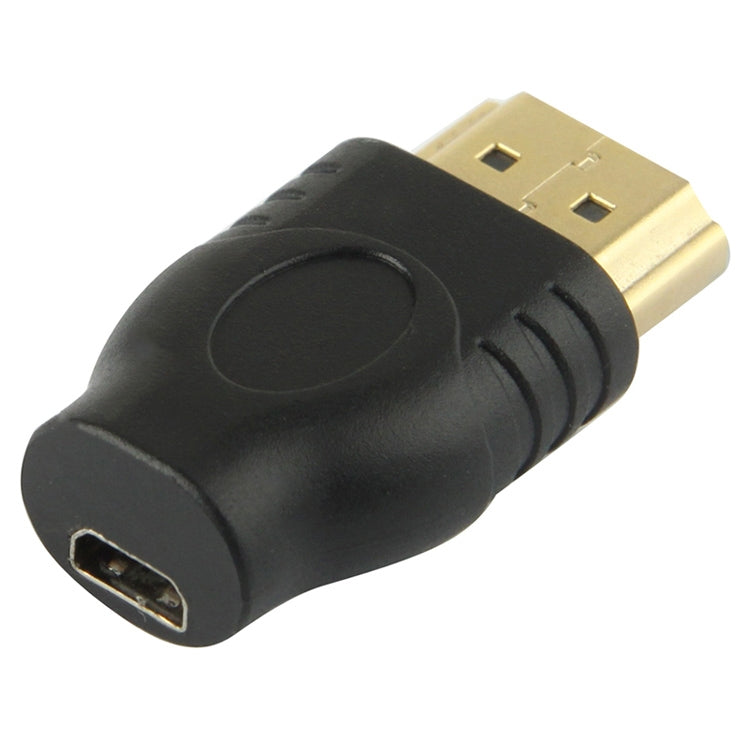 Gold-Plated-HDMI-19-Pin-Male-to-Micro-HDMI-Female-Adapter(Black)