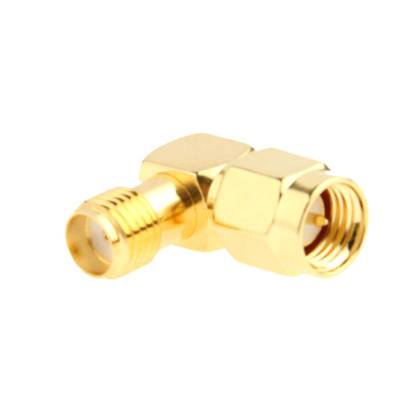 Gold-Plated-SMA-Female-to-SMA-Male-Adapter-with-90-Degree-Angle