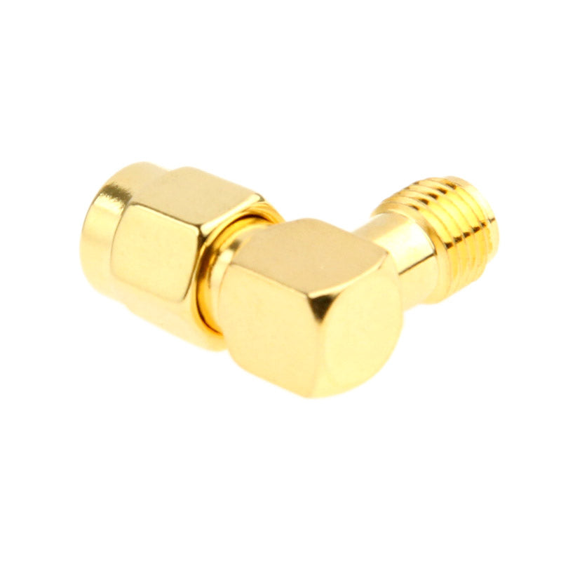 Gold-Plated-SMA-Female-to-SMA-Male-Adapter-with-90-Degree-Angle