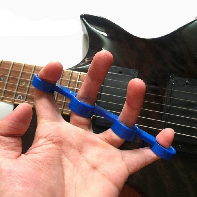 Guitar-Finger-Expansion-Finger-Force-Device-Piano-Span-Practice-Finger-Sleeve,-Specification:Small(Blue)