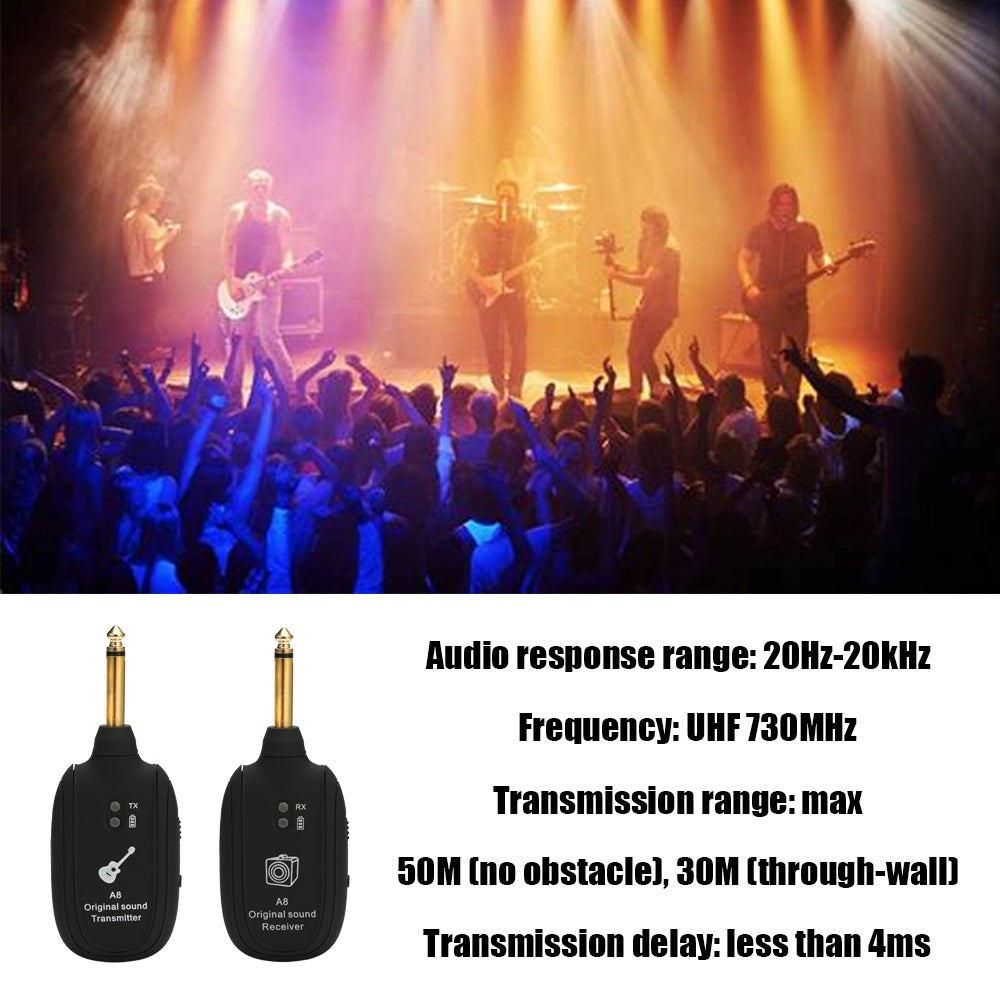 Guitar-Wireless-Transmitter-Receiver-A8-Electric-Guitar-Wireless-Connection-System-Pickups