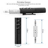 H-139-3.5mm-Lavalier-Bluetooth-Audio-Receiver-with-Metal-Adapter(Black)