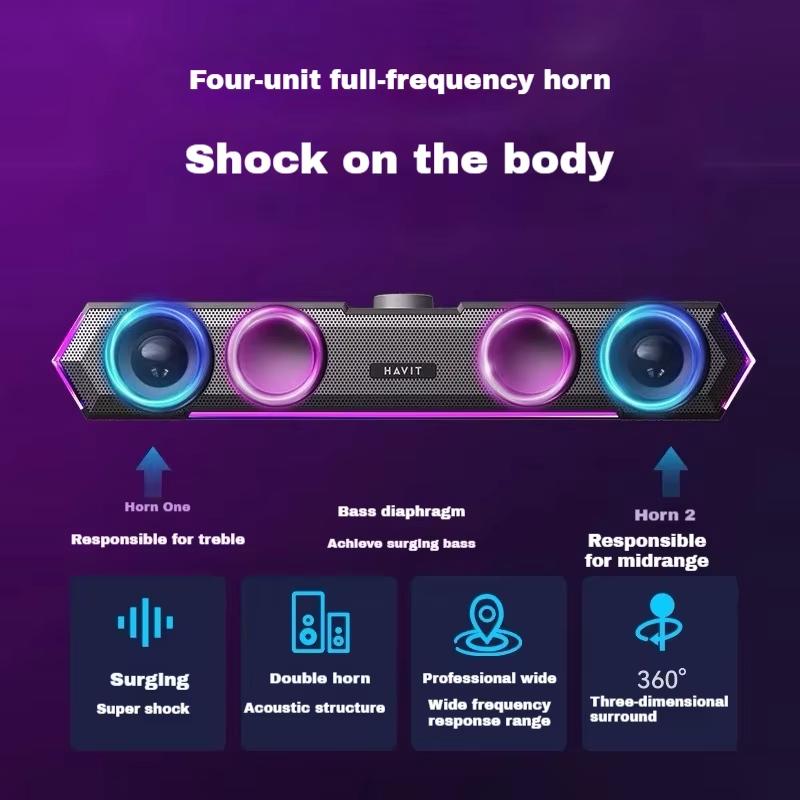 Havit-M19-RGB-Lighting-Effect-Desktop-Computer-Wired-Speaker,-Color:-Black-Bluetooth-Version